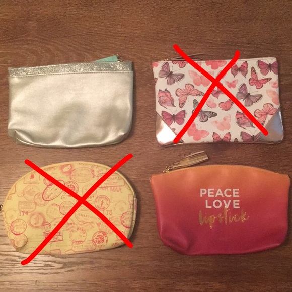 Handbags - 4/$8 Makeup Bag Lot!